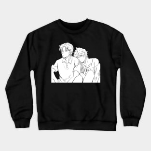 Banana Fish panel redraw (uncolored) Crewneck Sweatshirt